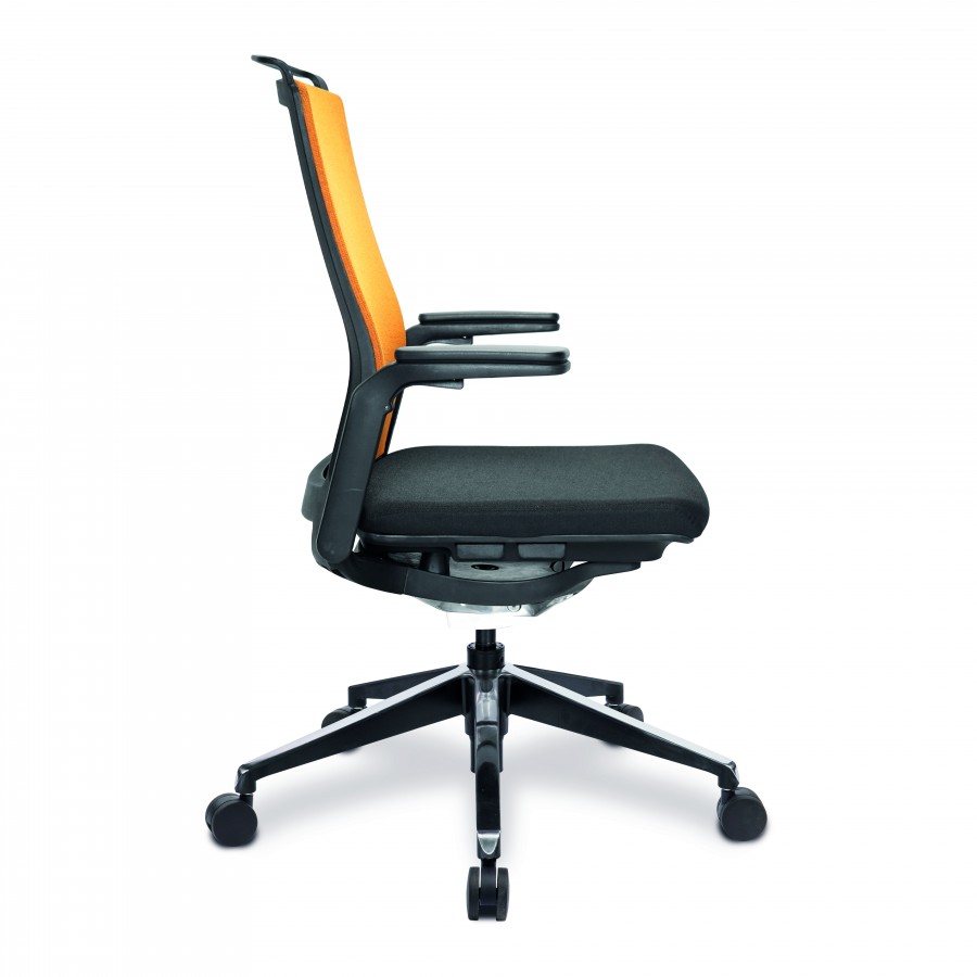 Libra High Back Fabric Manager Chair